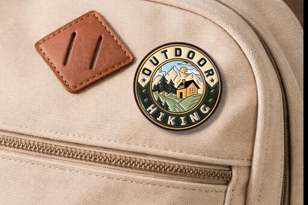 Hiking Adventure Enamel Pin Outdoor Travel Brooch Lapel Badge Motivational Quote Jewelry Gifts for Friends