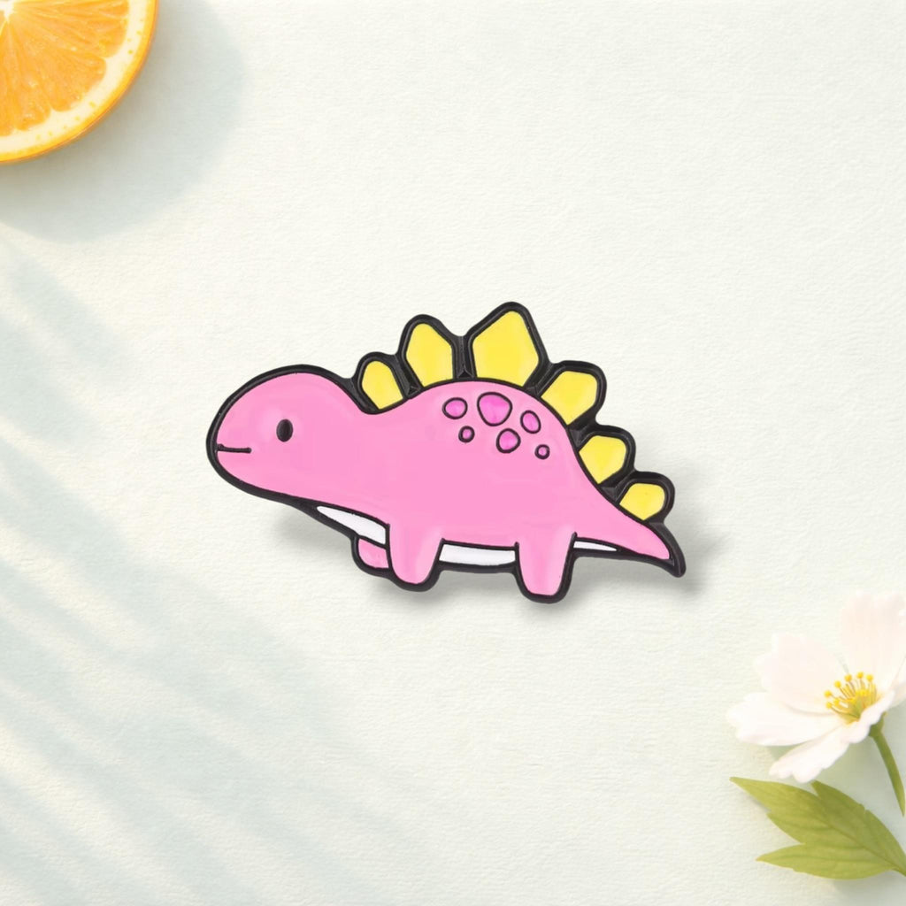 Cute Pastel Dinosaur Enamel Pin Set Kawaii Dino Brooch Cartoon Animal Badge Backpack Decoration Gift Lapel Pin Jewelry