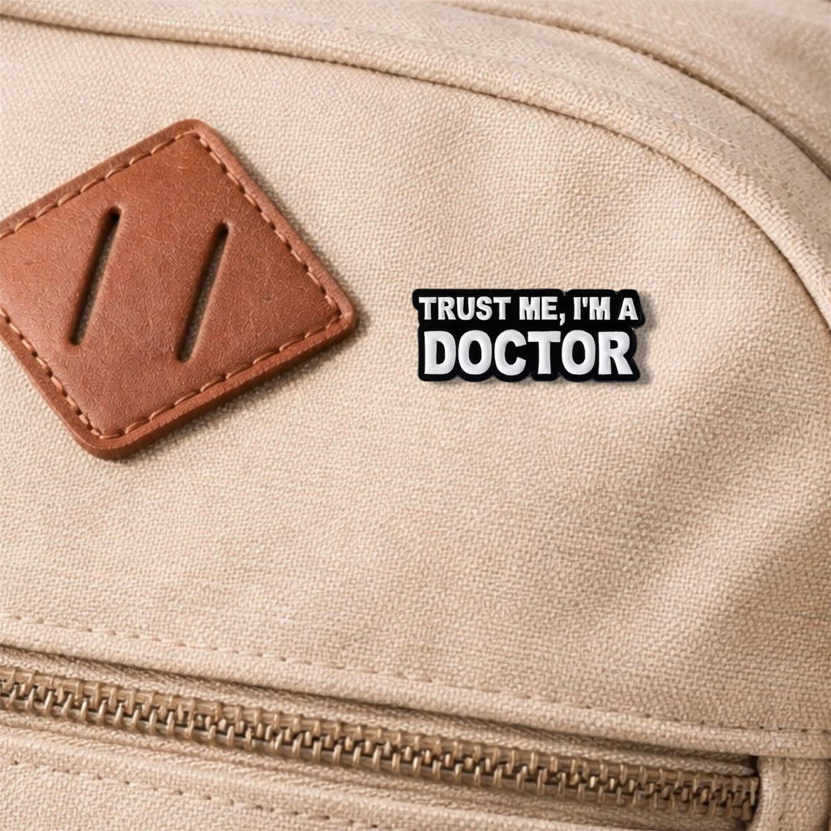 Trust Me I Am a Doctor Enamel Pin – Funny Medical Nurse Hat Brooch – Healthcare Lapel Badge – Doctor Student & Nurse Gift Jewelry