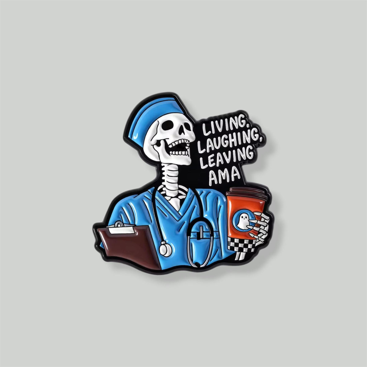 Medical Enamel Pin Nurse Doctor RN Brooch Healthcare Worker Gift Medical Student Badge Cute Hospital Jewelry Accessories