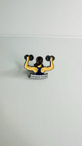 GYM MOOE Enamel Pins Custom Dumbbell Keep Love Sports and Fitness Brooch Lapel Badge Bag Cartoon Jewelry