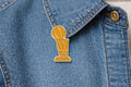 Whimsical Basketball Enamel Pin Funny Sports Player Trophy Love Sign Brooch Athletic Gift Lapel Badge Jewelry