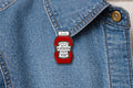 Catch up with Jesus Ketchup Enamel Pins Funny Christian Faith Brooch Backpack Lapel Badge Jewelry Gift