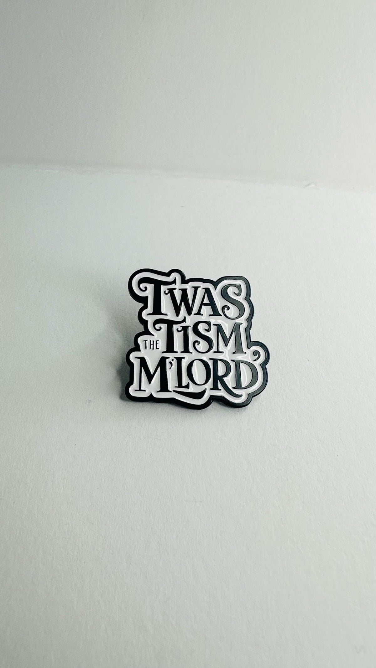 Autistic and Awesome Enamel Pin – Positive Autism Awareness Quote Brooch – Neurodiversity Pride Lapel Badge – Inspirational Jewelry Gift
