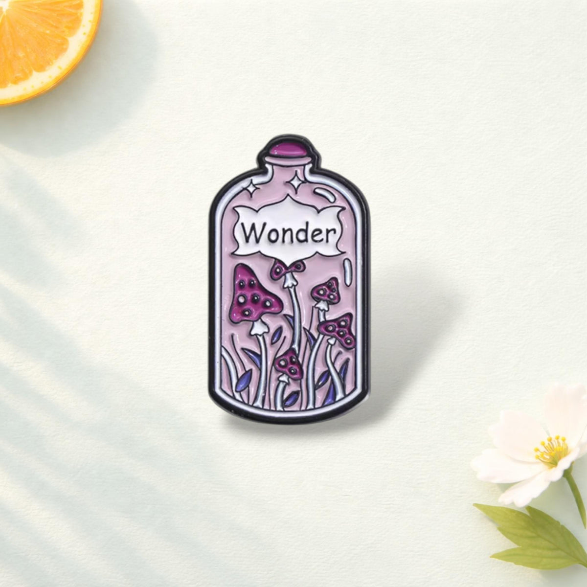 Drink Up Magic Potion Enamel Pins Wonder Dream Mushroom Bottle Made Of Lapel Pin Badge Metal Brooches Clothes Backpack Jewelry