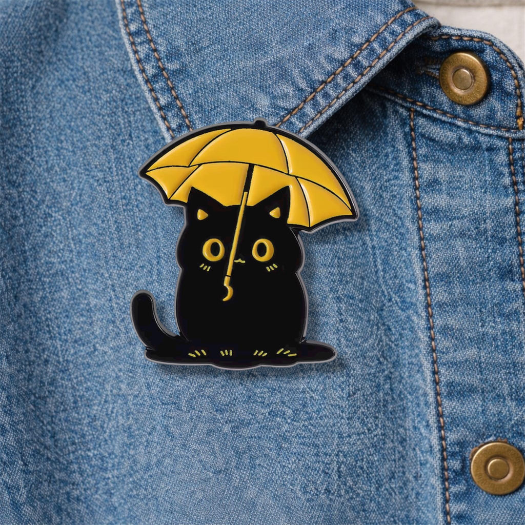 Cartoon Duck Enamel Pin Wearing Rain Boots Brooch Funny Puddle Scene Lapel Badge Jewelry