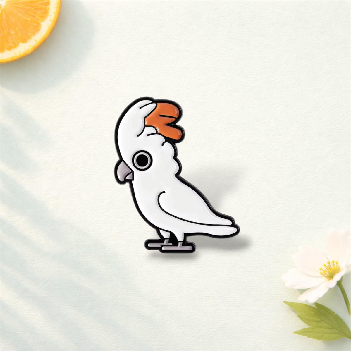 Cartoon Animal Parrot Enamel Pins Macaw Cockatoo Cockatiel Bird Brooch Lapel Backpack Badge Jewelry Gift