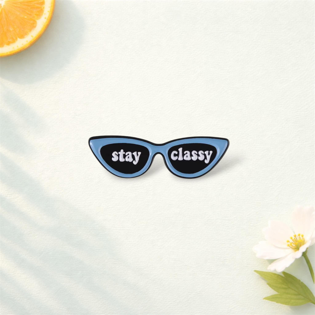 You Are Worthy Enamel Pins Flower Heart Glasses Custom Lapel Badge Shirt Collar Brooches Clothes Backpack Accessories Jewelry
