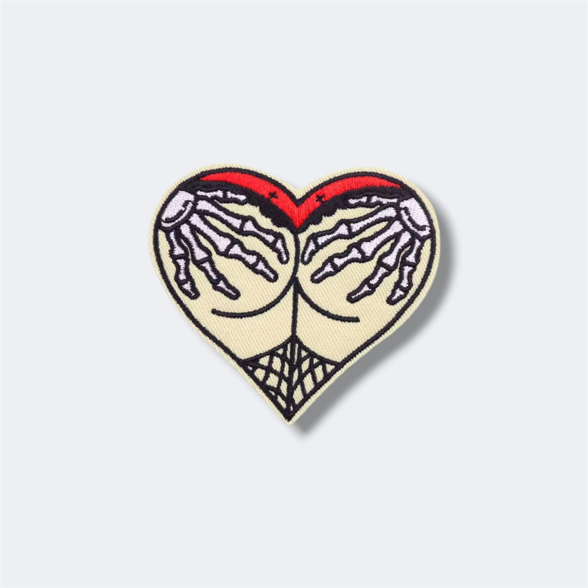Horror Character Embroidered Patch – Custom Iron-On Gothic Badge for Jackets, Hats & Clothing – Spooky Halloween Style Patch