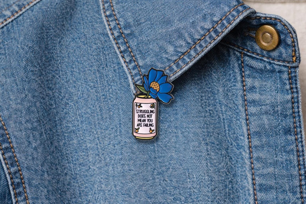 Emotional Healing Enamel Pin It’s Gonna Be Okay Mental Health Pin Struggling Not Failing Motivational Self Care Gift Anxiety Support Pin