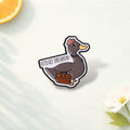 Funny Duck Enamel Pin Let Us Get This Bread Cute Cartoon Animal Brooch Lapel Badge Backpack Jewelry Gift for Friends