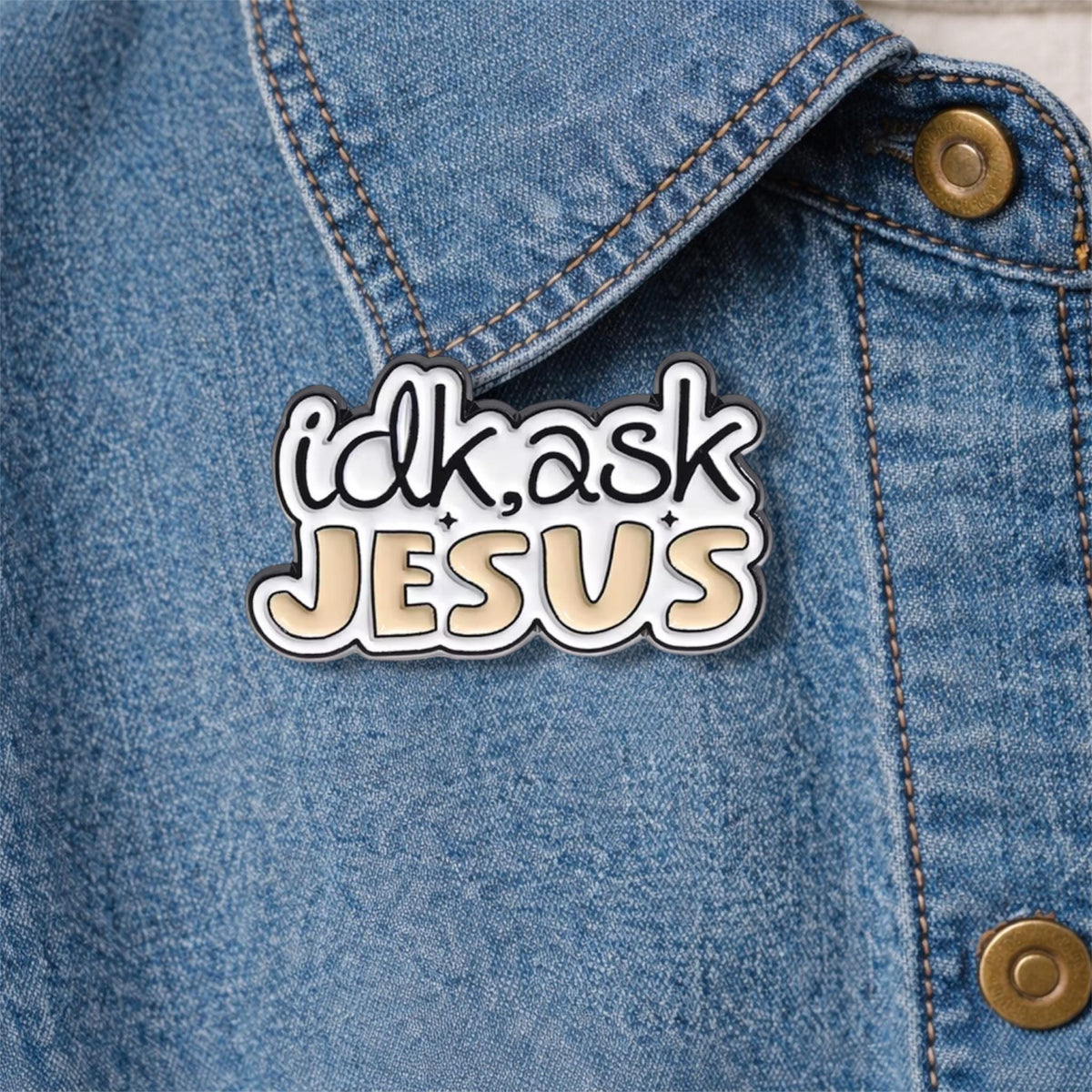 Funny Jesus Enamel Pin Y'all Need Jesus