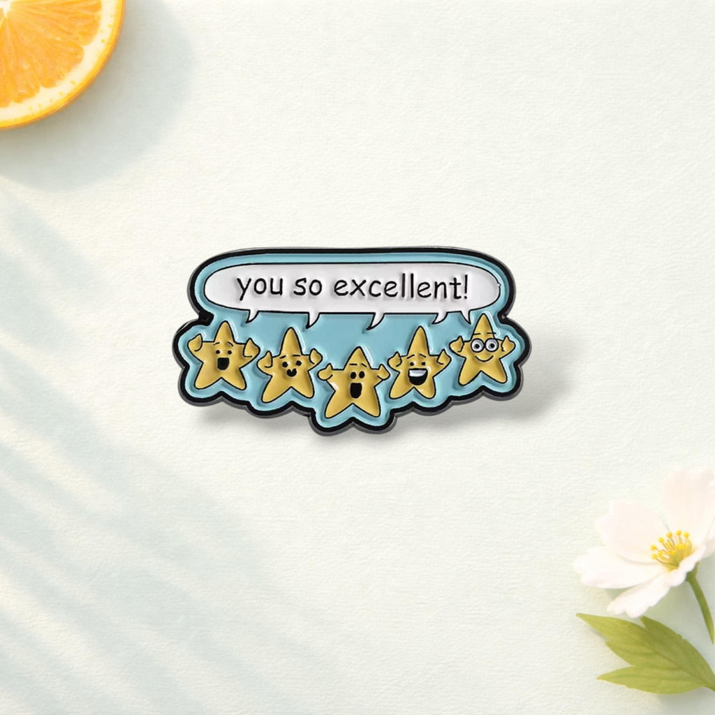You Are Enough Enamel Pin Motivational Quote Brooch Lapel Badge Jewelry Gift for Friends Colleague Student