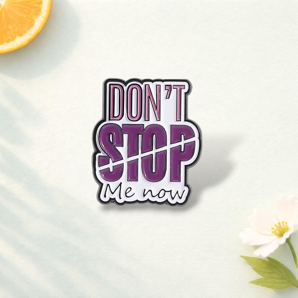 Chasing Dreams Enamel Pin Inspiring Quote Brooch Motivational Lapel Badge Jewelry Gift for Friends and Fans