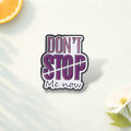 Chasing Dreams Enamel Pin Inspiring Quote Brooch Motivational Lapel Badge Jewelry Gift for Friends and Fans