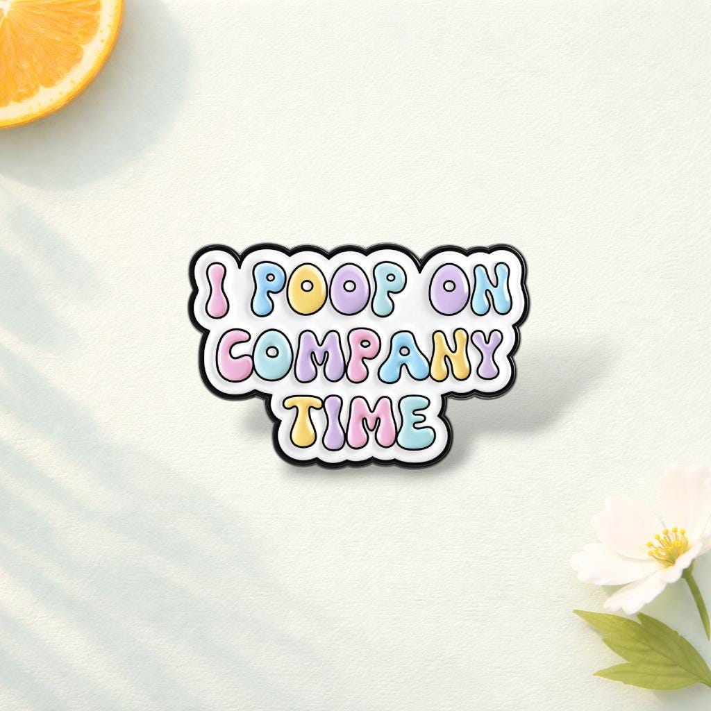 Workplace Work Frog Enamel Pins Funny Frog I Am Not Feeling Very Worky Today Brooch Badge Gift for Office Workers