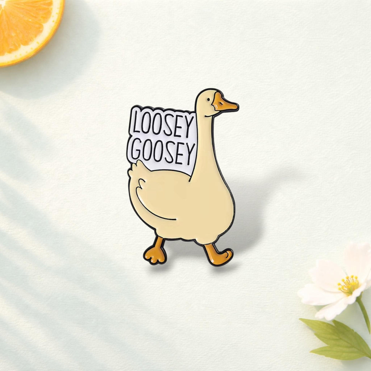 Silly Goose Enamel Pin I Am Judging You Funny Quote Brooch Cartoon Animal Lapel Badge Jewelry Gift for Friends