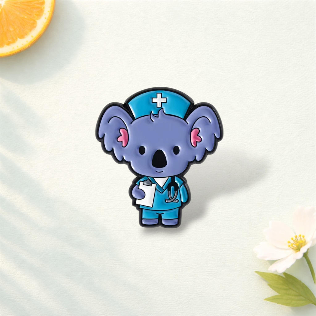 One Hundred Percent Certified Koala ty Pun Enamel Pins Cute Animal Koala Tea Brooch Lapel Badge Jewelry Gift