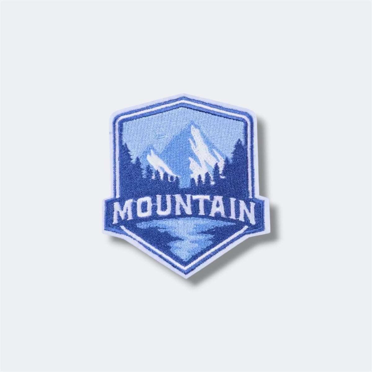 Outdoor Adventure Mountain Embroidered Patch – Custom Iron-On Nature Badge for Jackets, Backpacks & Clothing – Hiking Camping Style Patch