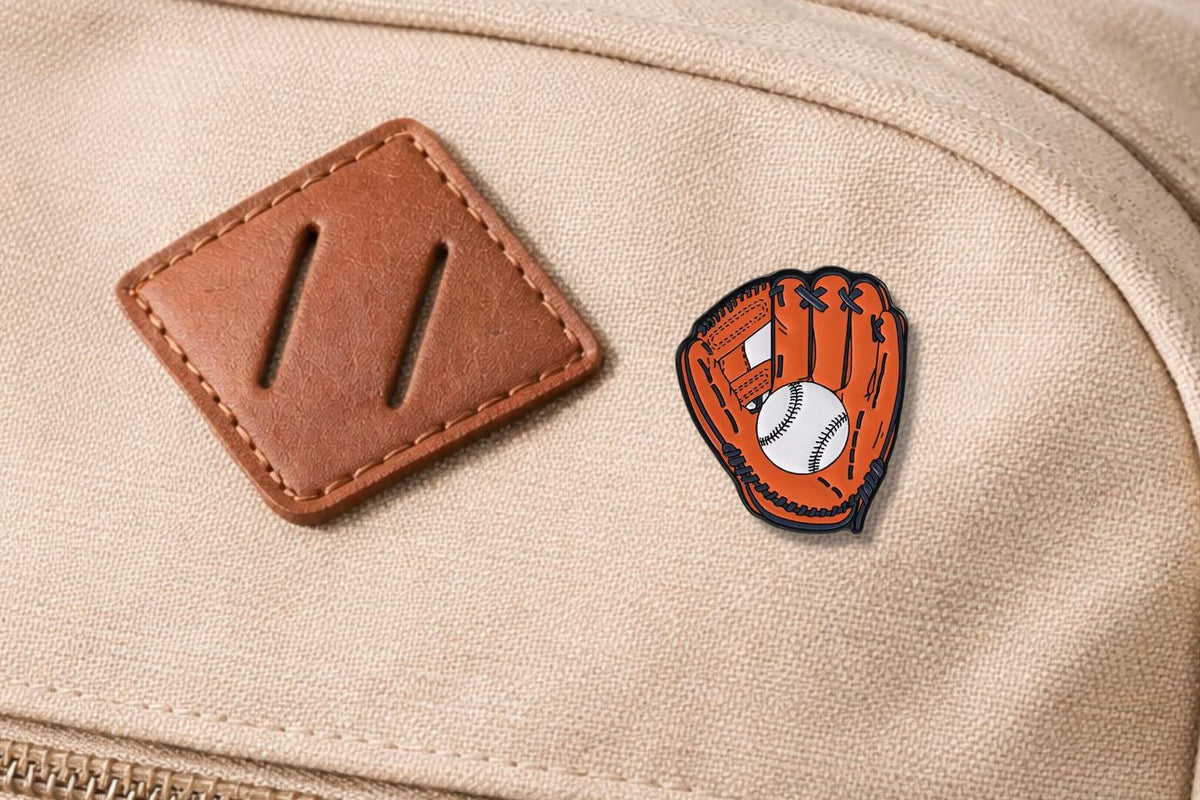 Cool Skull Baseball Enamel Pin – Sunglasses Baseball & Glove Vintage Sport Brooch – Retro Baseball Lapel Badge – Sports Fan Jewelry Gift