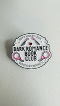 Dark Romance Book Lover Enamel Pin Gothic Seduction Brooch Fantasy Reader Gift Literary Badge Bookish Jewelry Lapel Pin