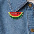 Cute Watermelon Design Enamel Pin Cartoon Fresh Fruit Brooch Lapel Backpack Badge Decorative Jewelry