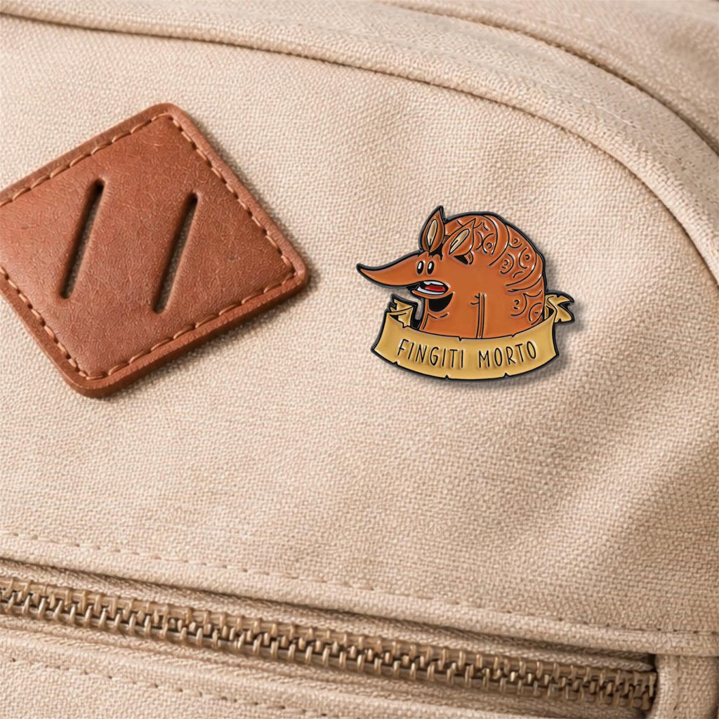 Vintage Fox Head Enamel Pin – Retro Fox Face Brooch – Italian Style Animal Lapel Badge – Cute Woodland Jewelry Gift for Fox Lovers