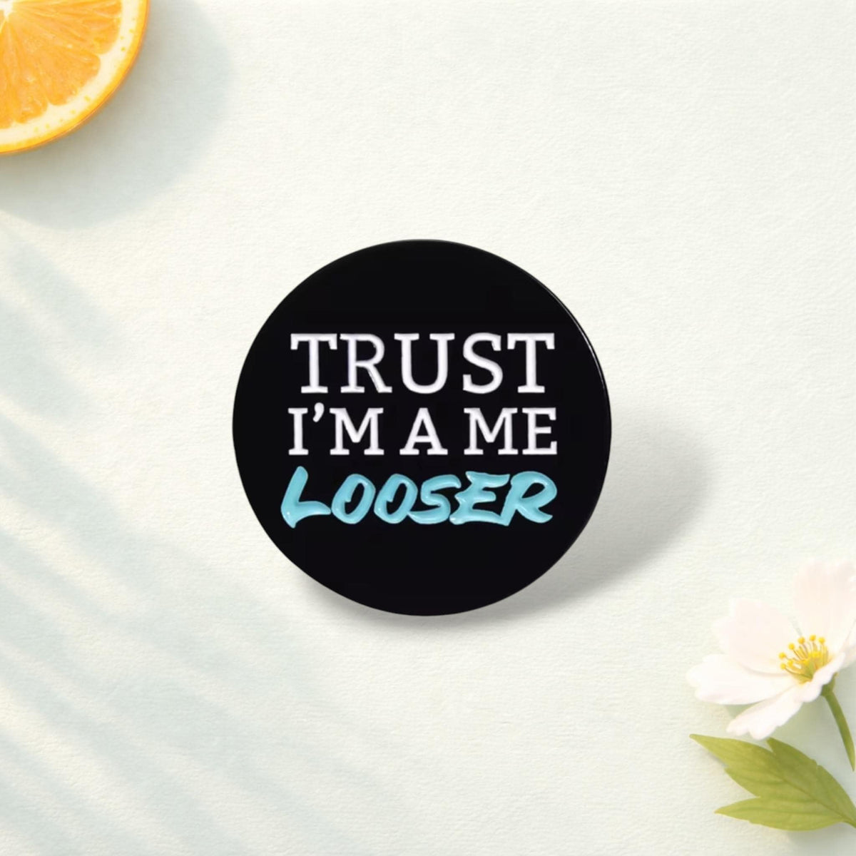 Trust Me I Am A Witch Enamel Pin Punk Quote Witchy Brooch Gothic Badge Magic Lapel Pin Jewelry Gift for Friends Kids