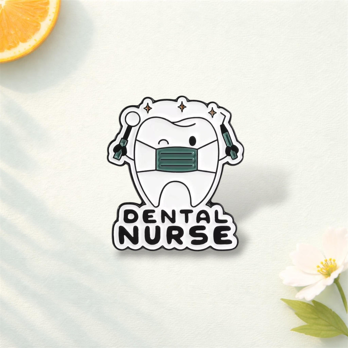 Teeth Dental Nurse Enamel Pins Original Gangsteeth Funny Tooth Stability Theme Lapel Brooch
