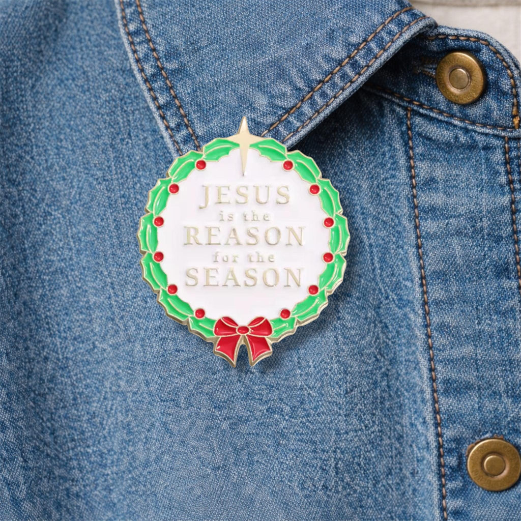 Have Faith Enamel Pin Jesus Religious Belief Brooch Lapel Badge Jewelry Gift for Christian Friends