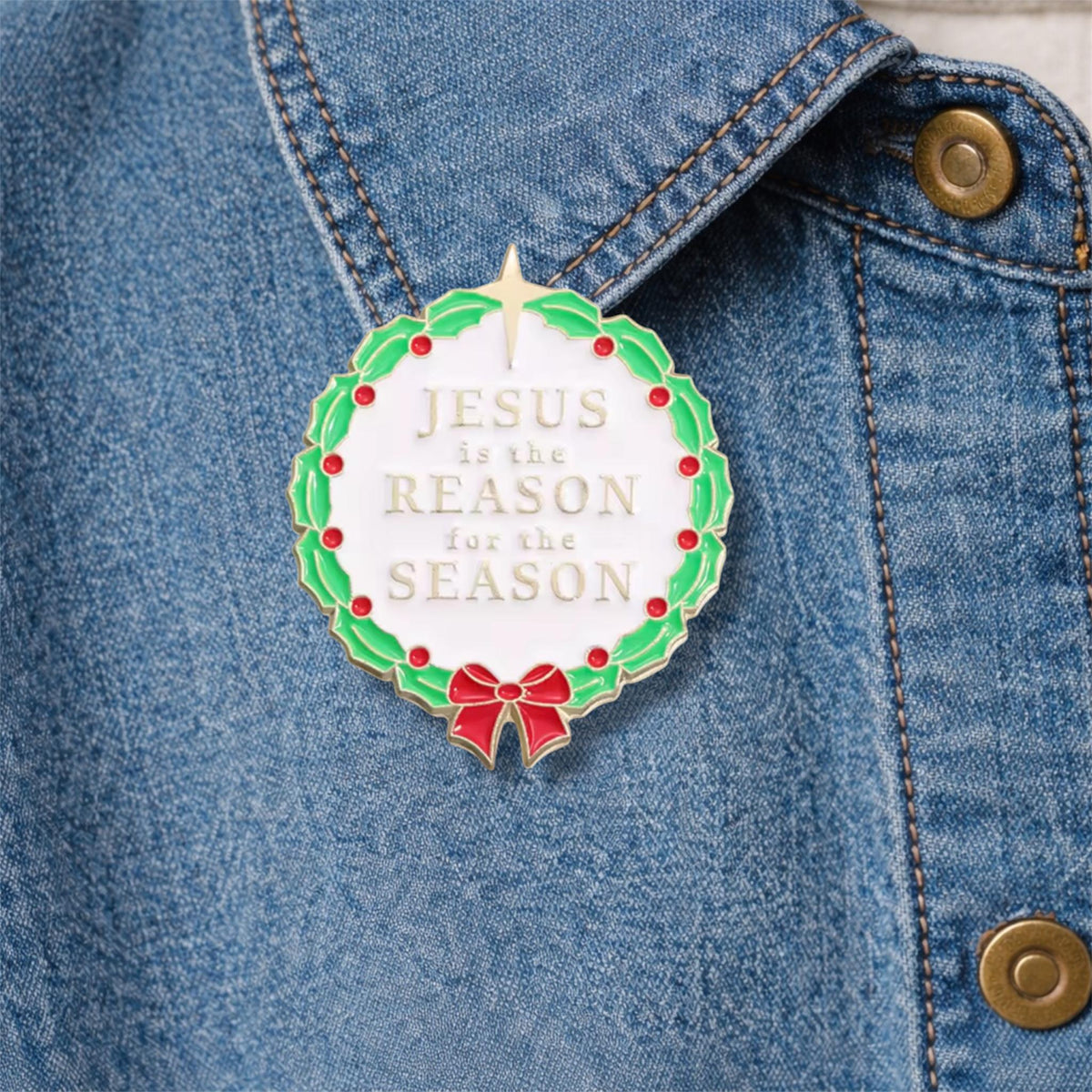 Have Faith Enamel Pin Jesus Religious Belief Brooch Lapel Badge Jewelry Gift for Christian Friends