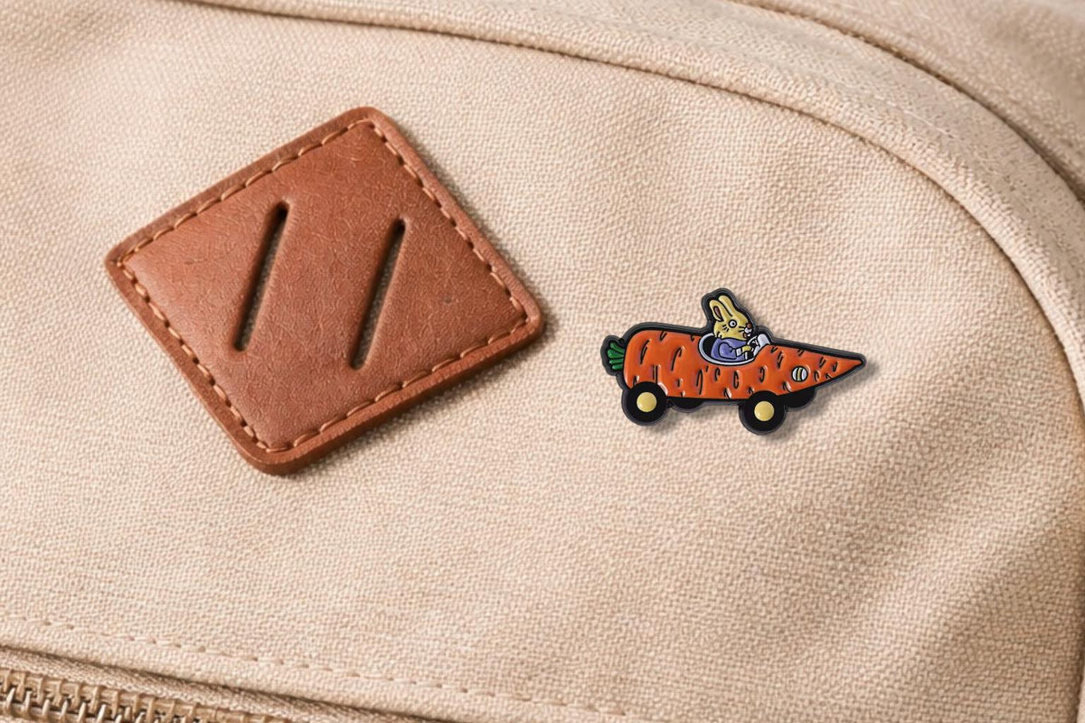 Cartoon Animated Movies Enamel Pin Lowly Worm Apple Car Hot Dog Car Magical Town Brooch Lapel Badge Jewelry Gift