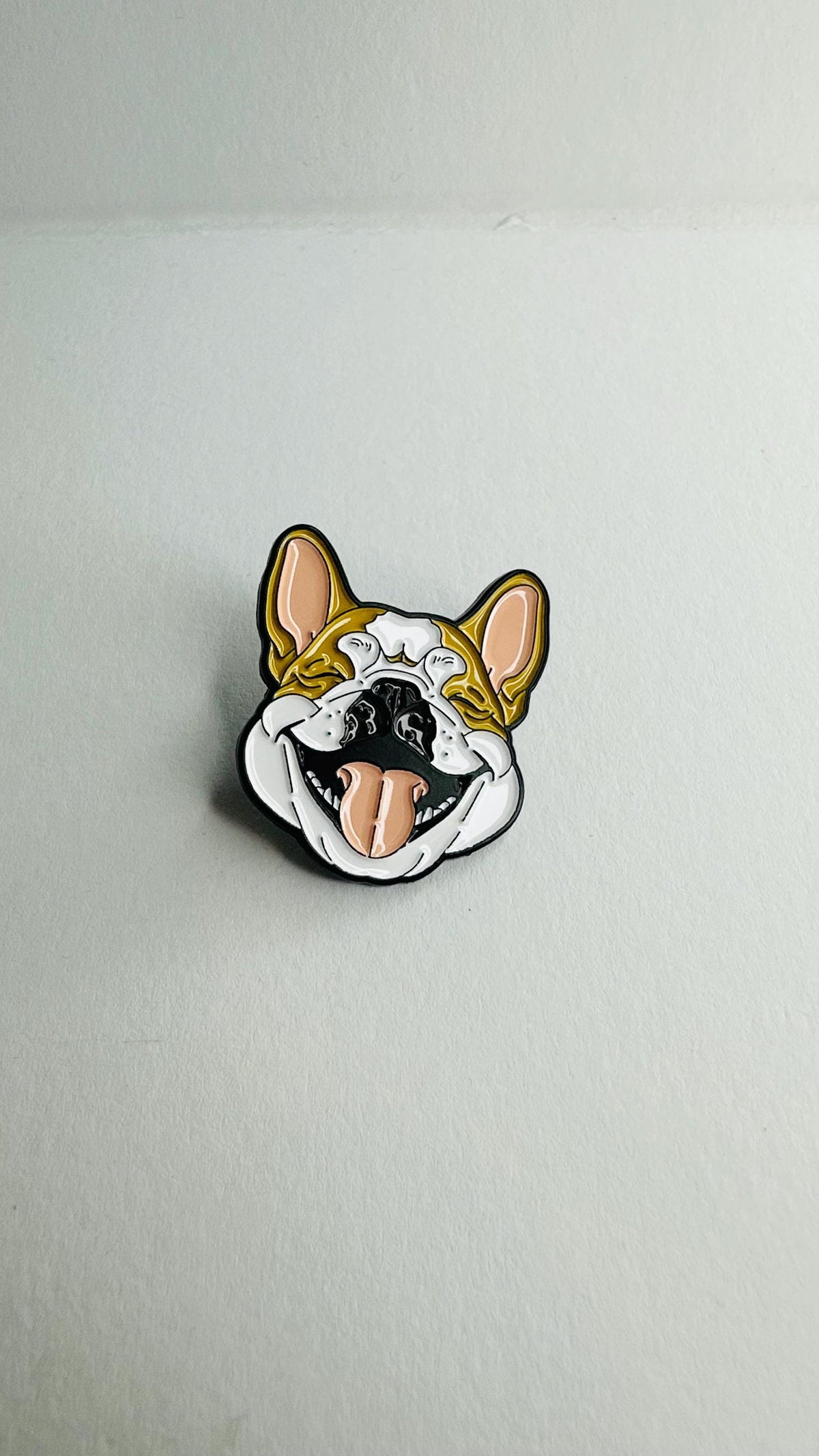 French Bulldog Enamel Pin Cute Guard Dog Cartoon Animal Brooch Lapel Badge Jewelry Gifts