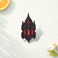 New Magical Church Hard Enamel Pin – Gothic Mysterious House Lantern Metal Badge Brooch – Lapel Pin for Backpack, Clothes & Jewelry Gift