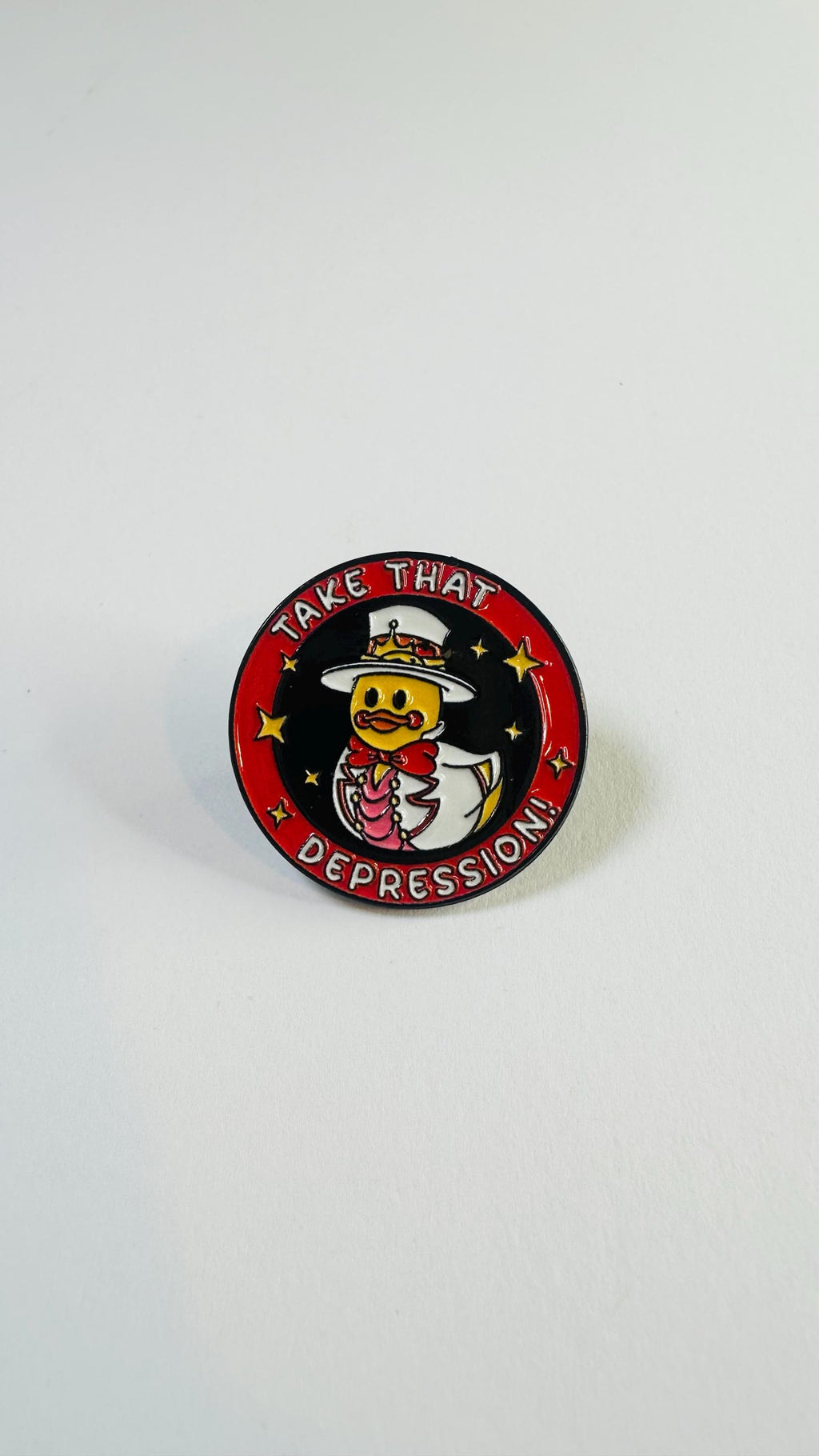 Funny Mental Health Enamel Pin – Cute Sheep Duck Skull Cartoon Brooch – Dark Humor Tombstone Lapel Badge – Quirky Aesthetic Jewelry Gift