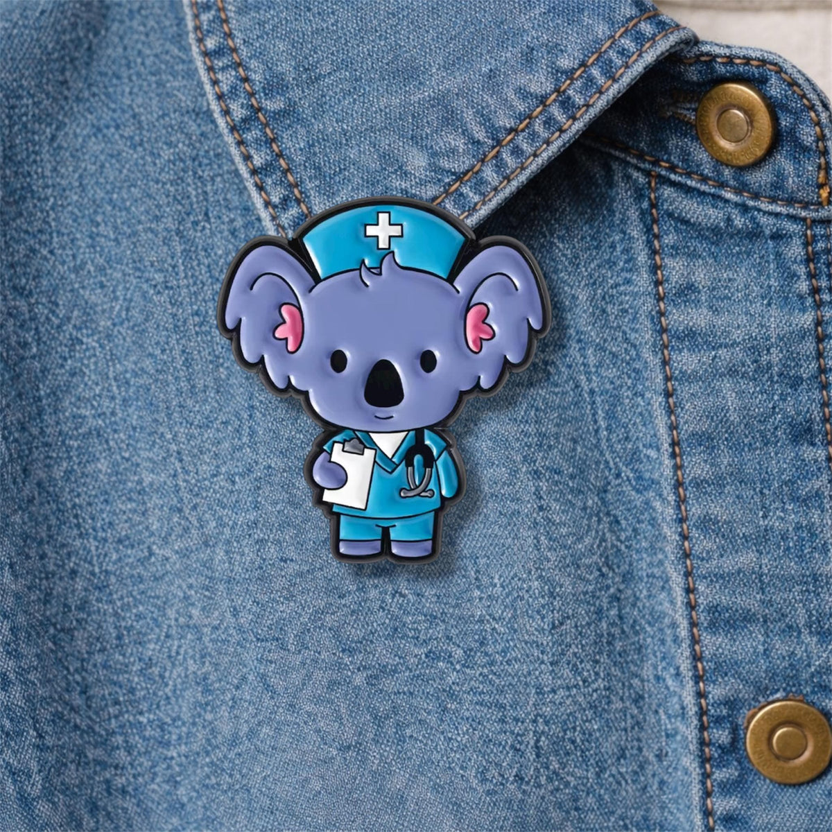 One Hundred Percent Certified Koala ty Pun Enamel Pins Cute Animal Koala Tea Brooch Lapel Badge Jewelry Gift