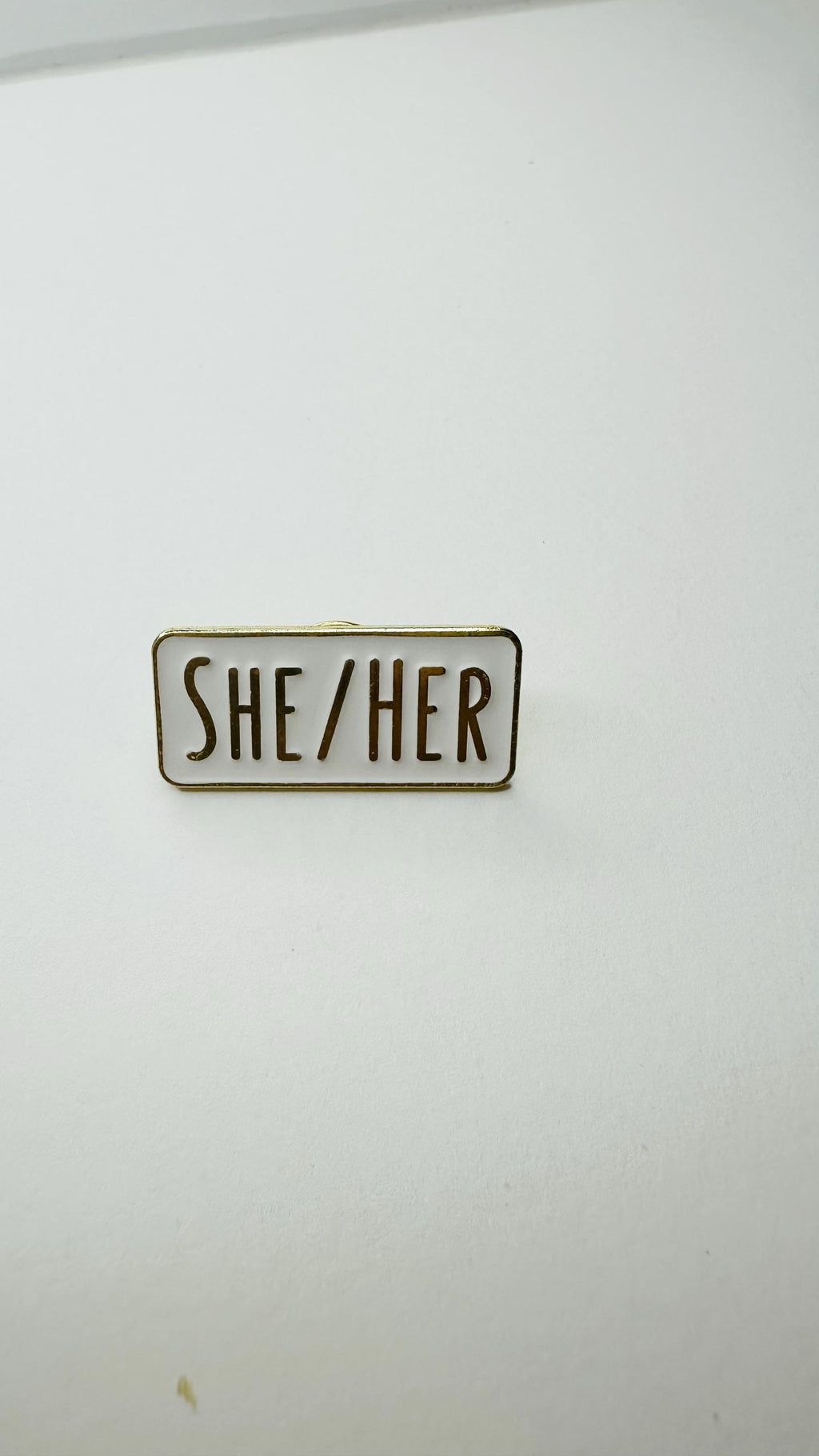 Personal Pronoun Enamel Pin He Him She Her They Them LGBTQ Pride Badge Inclusive Brooch Gender Identity Lapel Pin Jewelry Gift