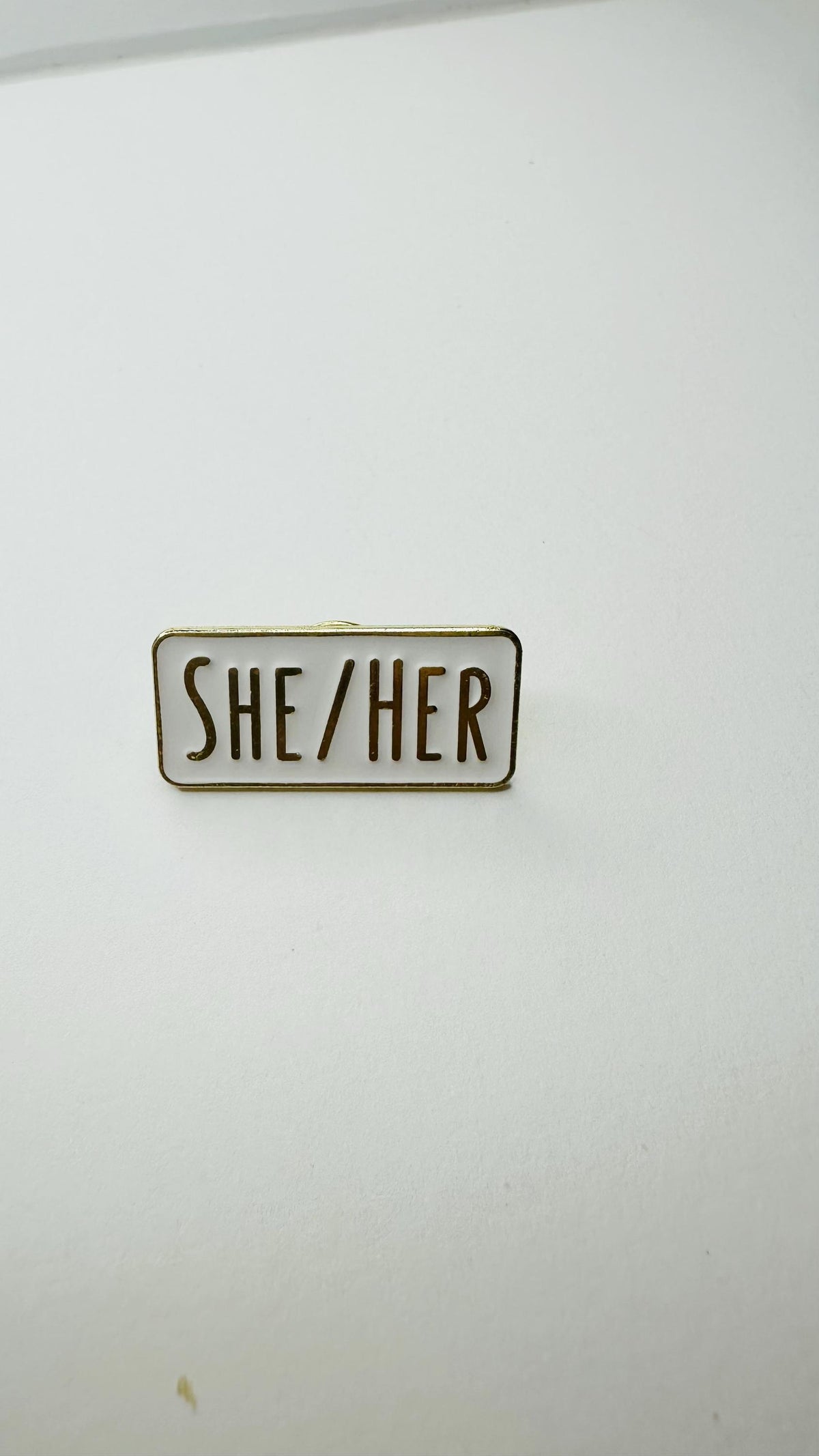 Personal Pronoun Enamel Pin He Him She Her They Them LGBTQ Pride Badge Inclusive Brooch Gender Identity Lapel Pin Jewelry Gift