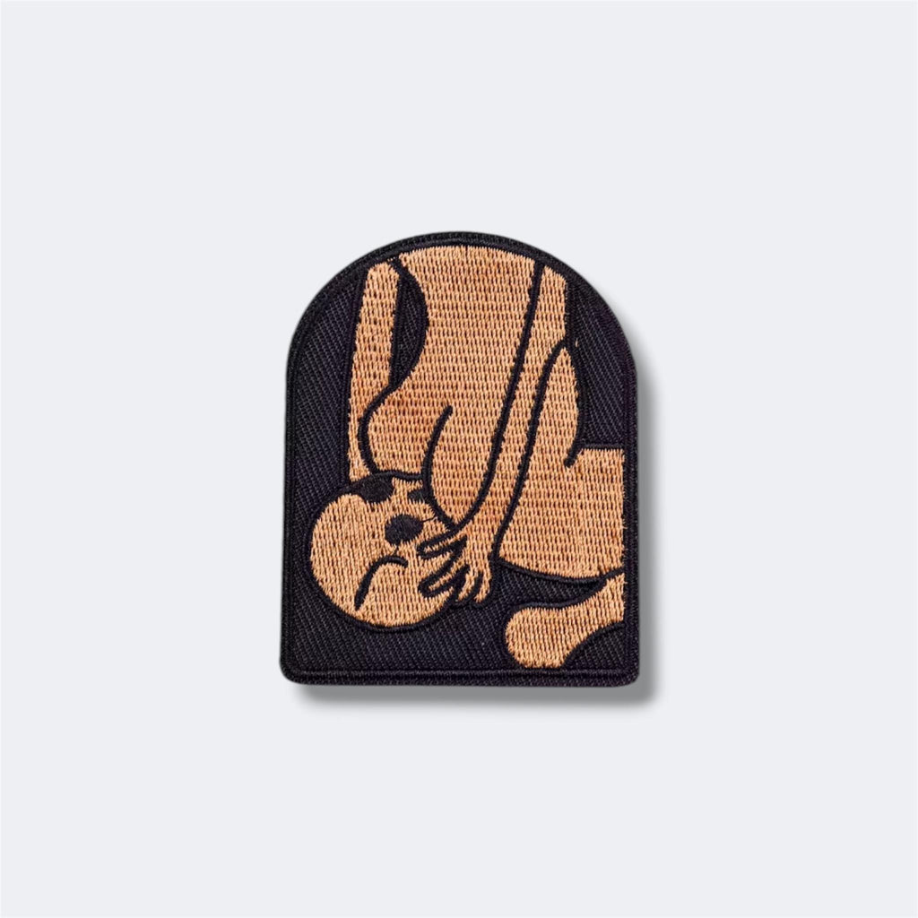 Punk Skull Embroidered Patch – Cool Custom Iron-On Badge for Jackets, Hats & Jeans – Gothic Biker Style Clothing Patch