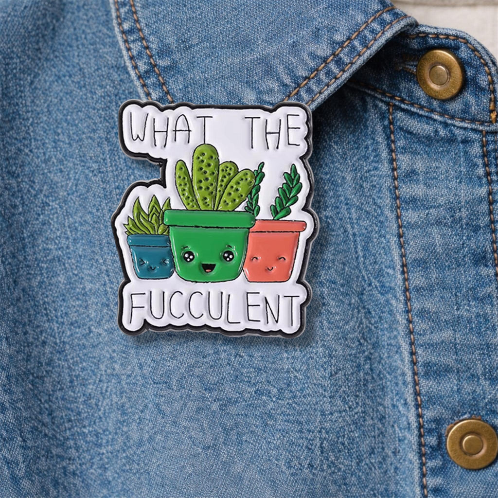 Funny Cactus Enamel Pin Desert Plant Brooch Succulent Style Lapel Badge Jewelry