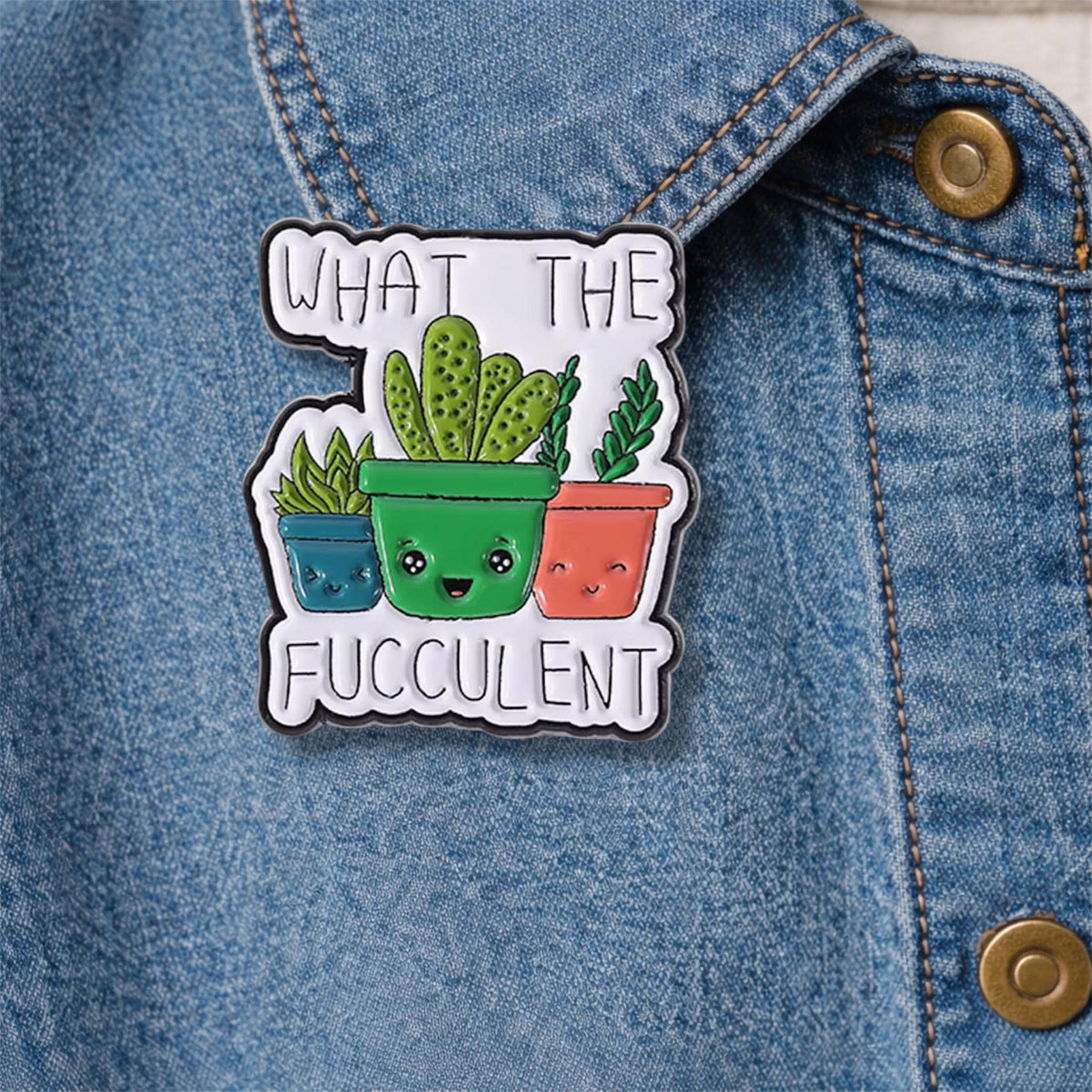 Funny Cactus Enamel Pin Desert Plant Brooch Succulent Style Lapel Badge Jewelry