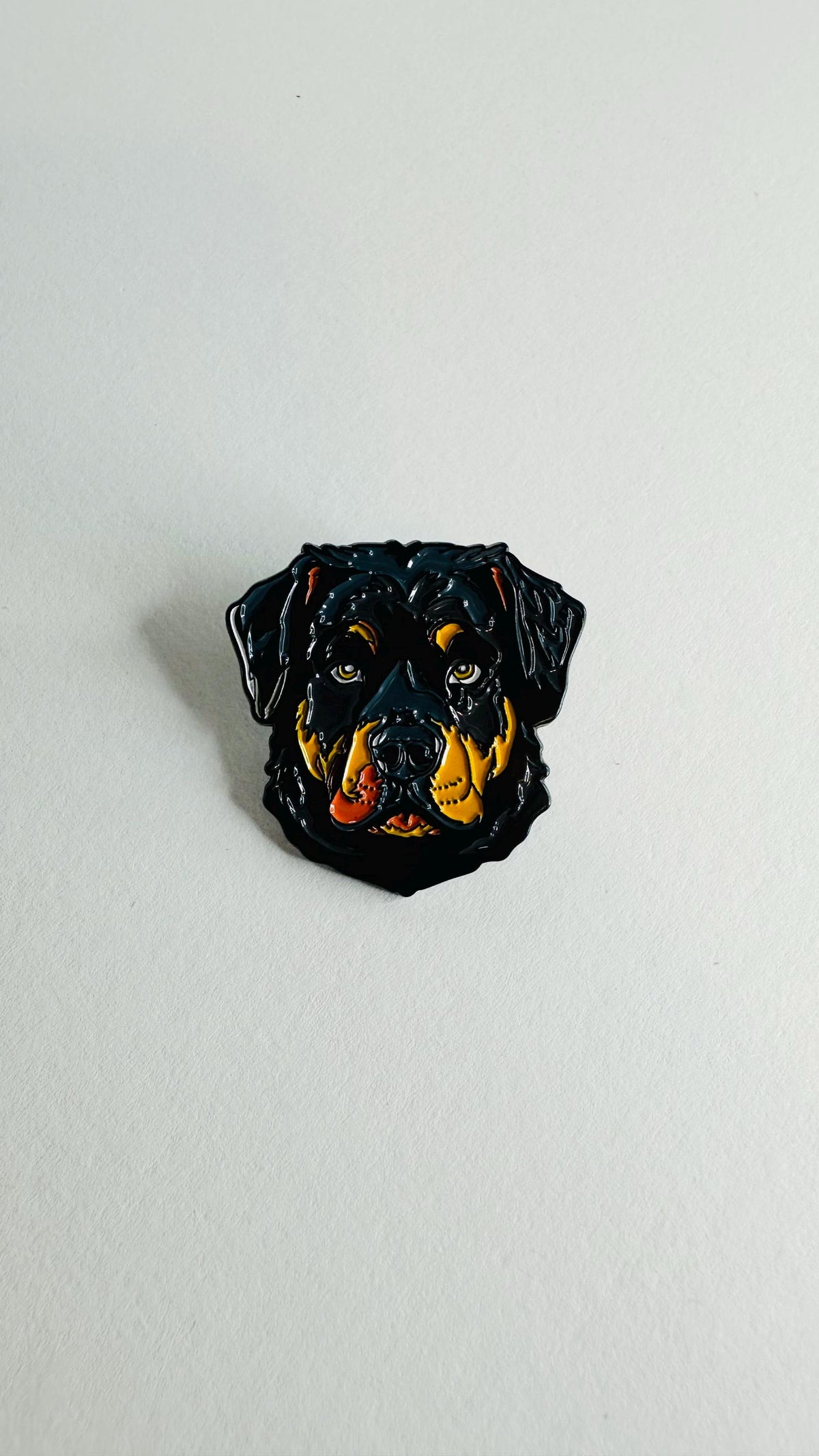 Rottweiler dog Enamel Pin Cute Guard Dog Cartoon Animal Brooch Lapel Badge Jewelry Gifts