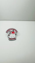Professional Yapper Cat Enamel Pins Fun Cute Goose Nurse Born to Yap Lapel Brooch