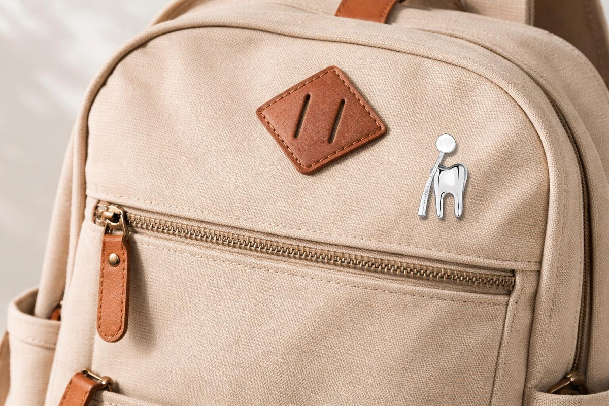 Nurse Stethoscope Tarot Card Enamel Pin , Tooth Shape Cute Medical Brooch Pin for Doctor Nurse Lapel Backpack Badge Pins Jewelry Gift