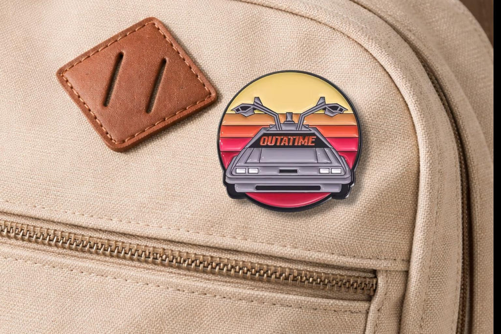 Cartoon Sport Car Brooch Enamel Pins Custom Movies Perimeter Retro Vehicle Brooch Decoration