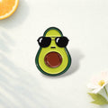 Cool Avocado Enamel Pin Cute Cat Astronaut Brooch Cartoon Animal Lapel Badge Jewelry Gift for Kids and Friends