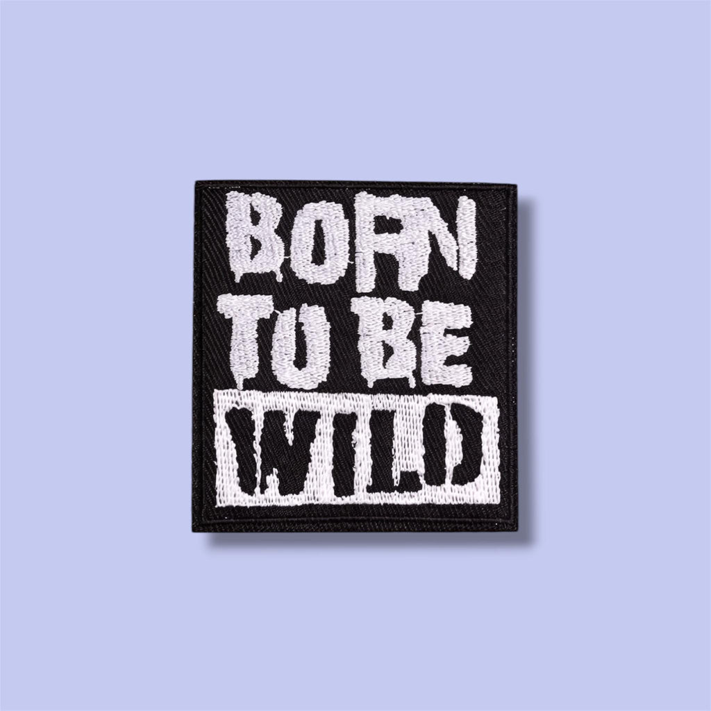 Punk Skull Embroidered Patch – Cool Custom Iron-On Badge for Jackets, Hats & Jeans – Gothic Biker Style Clothing Patch