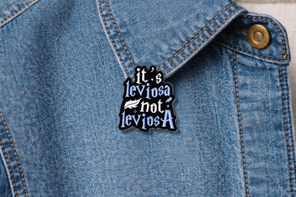 Magic Broom Enamel Pins Funny Brooches Lapel Badges Custom Metal Pins Jewelry Gift for Kids Friends