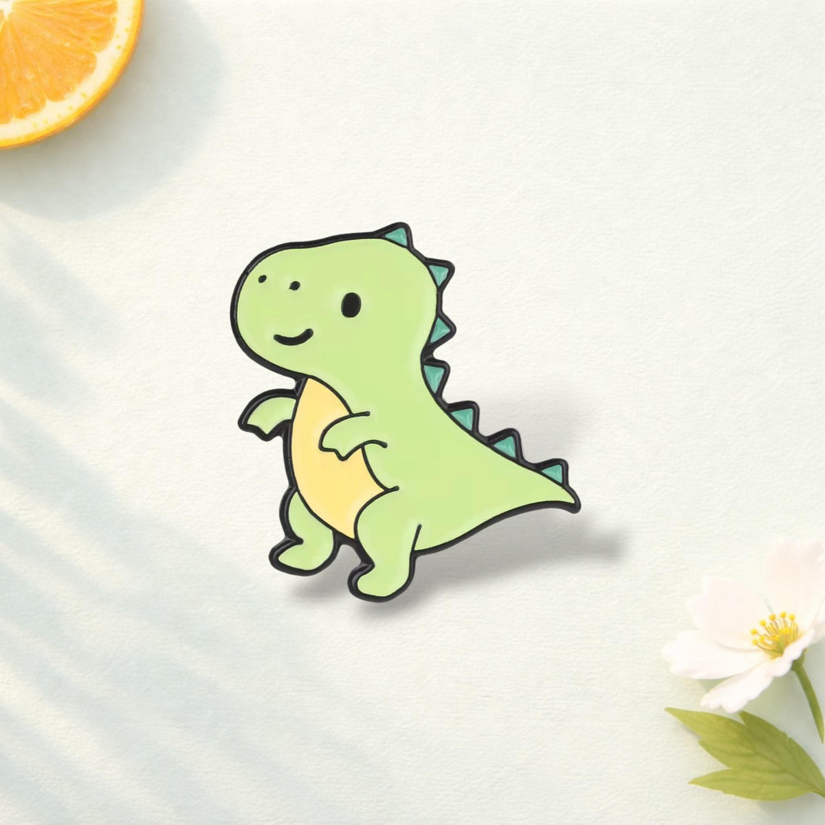 Cute Pastel Dinosaur Enamel Pin Set Kawaii Dino Brooch Cartoon Animal Badge Backpack Decoration Gift Lapel Pin Jewelry