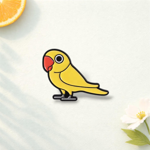 Cartoon Animal Parrot Enamel Pins Macaw Cockatoo Cockatiel Bird Brooch Lapel Backpack Badge Jewelry Gift